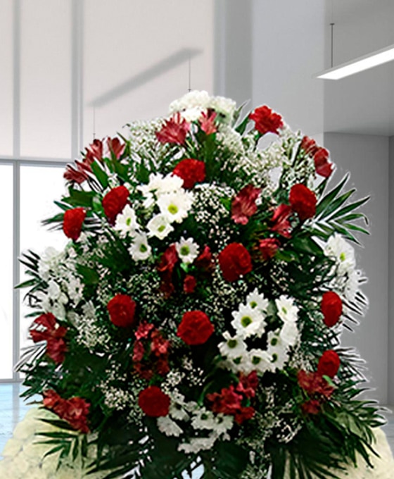 Envío de Flores funerarias al tanatorio